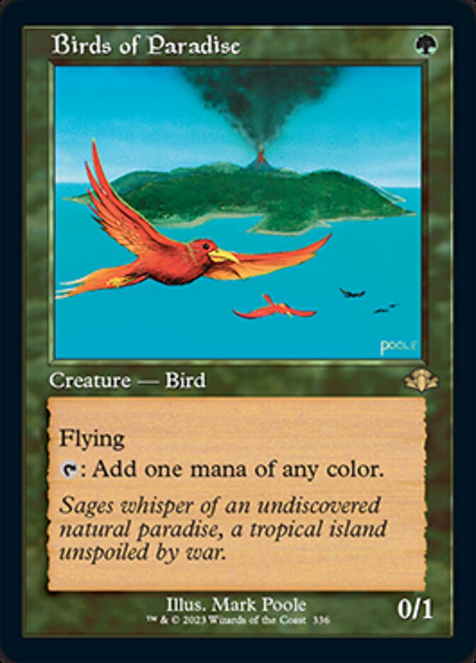 Birds of Paradise (Retro) [Dominaria Remastered] | Good Games Morley