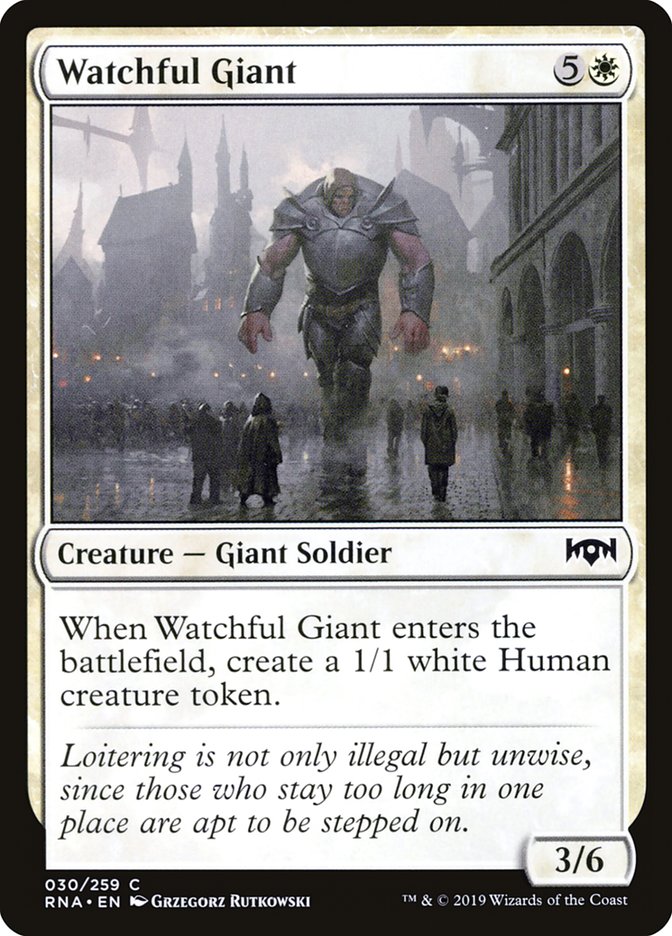 Watchful Giant [Ravnica Allegiance] | Good Games Morley