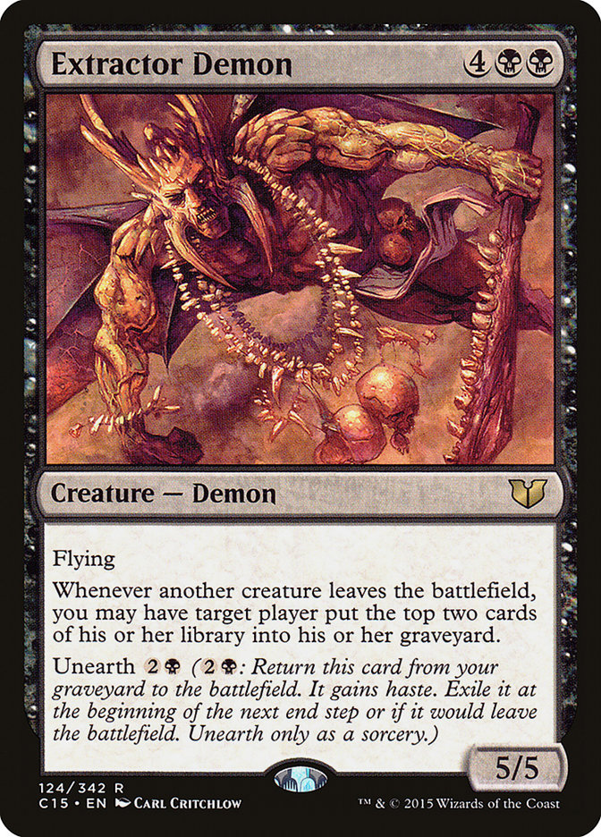 Extractor Demon [Commander 2015] | Good Games Morley