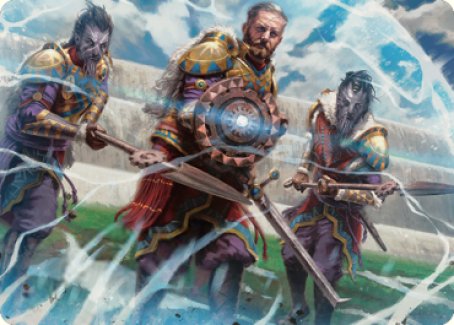Argivian Phalanx Art Card [Dominaria United Art Series] | Good Games Morley