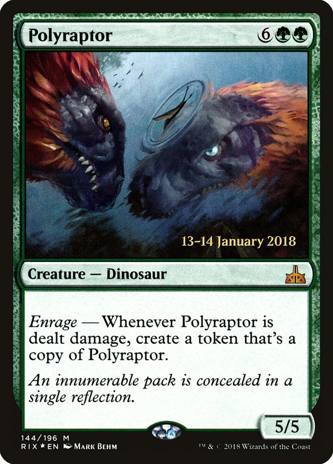 Polyraptor [Rivals of Ixalan Prerelease Promos] | Good Games Morley