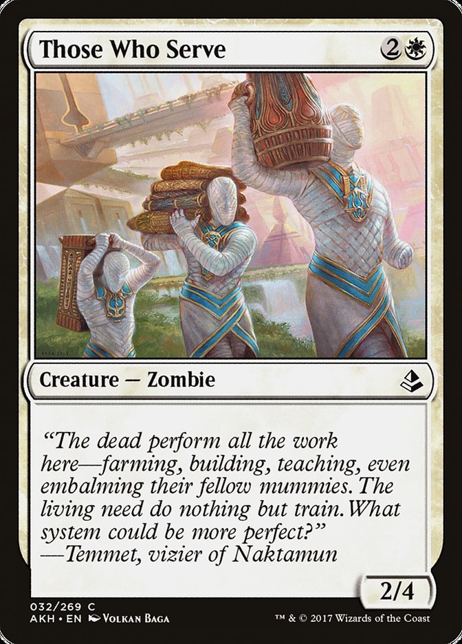 Those Who Serve [Amonkhet] | Good Games Morley