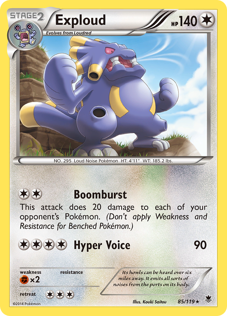 Exploud (85/119) [XY: Phantom Forces] | Good Games Morley