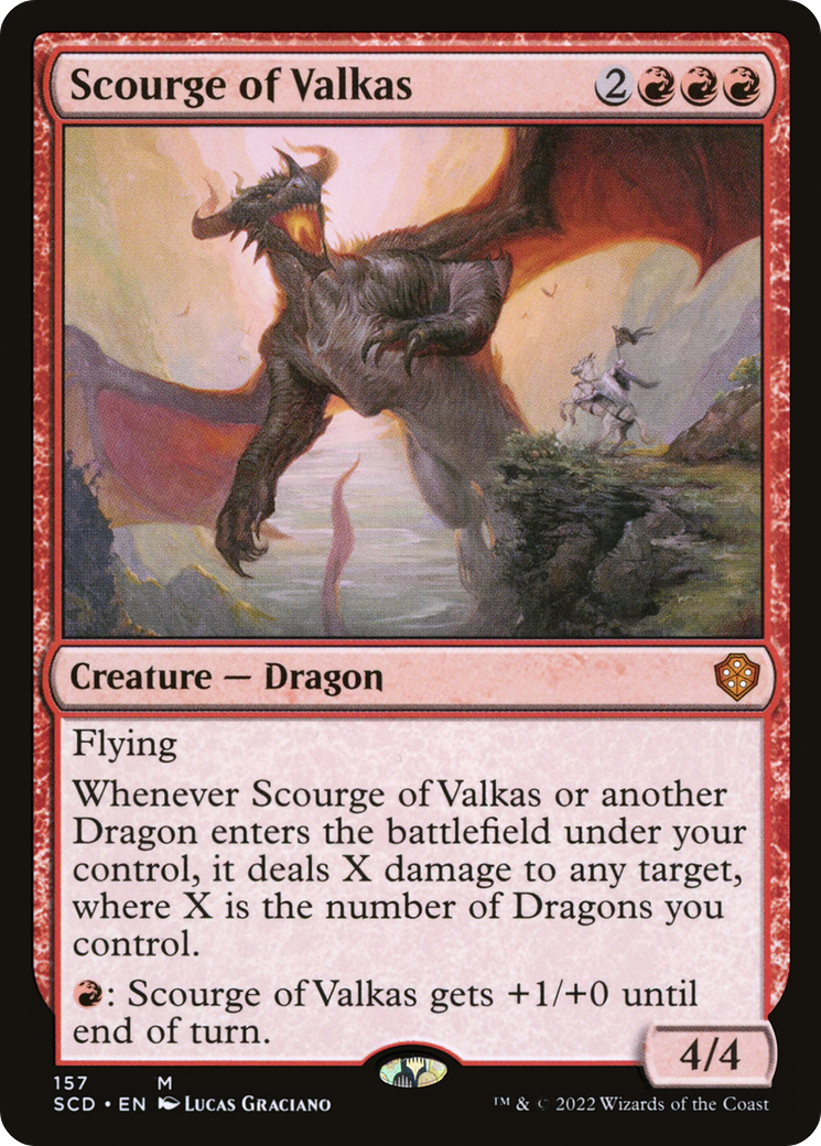 Scourge of Valkas [Starter Commander Decks] | Good Games Morley