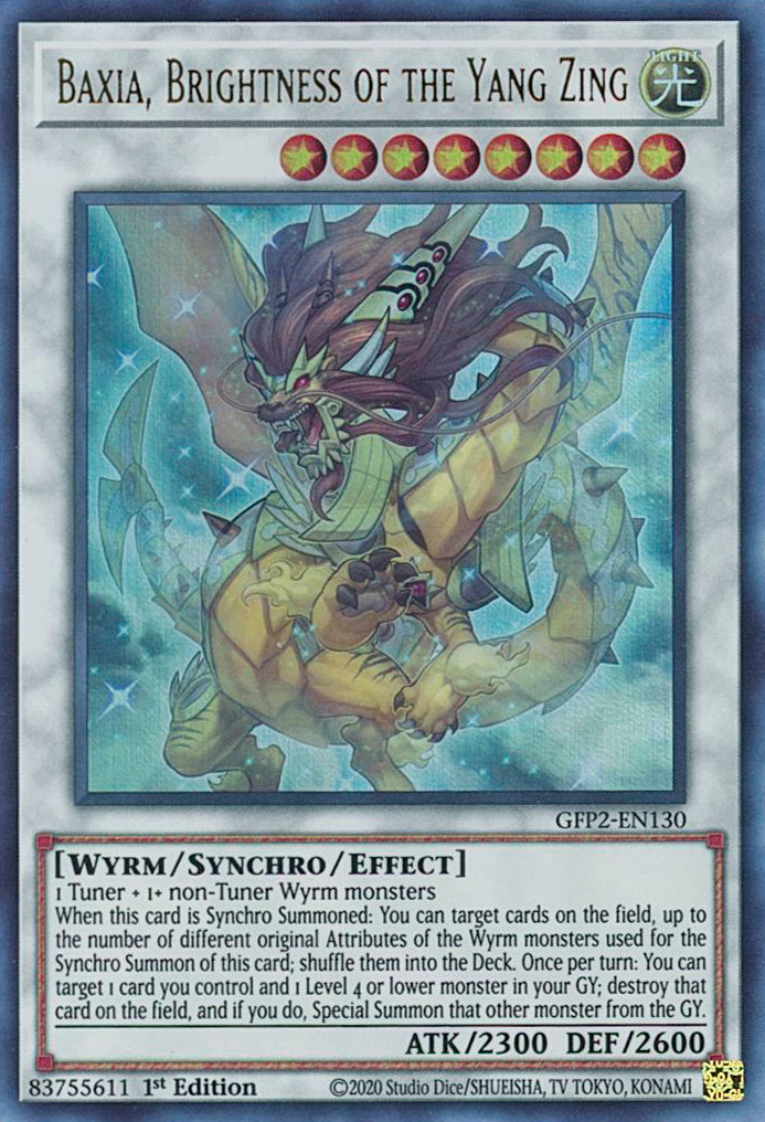Baxia, Brightness of the Yang Zing [GFP2-EN130] Ultra Rare | Good Games Morley