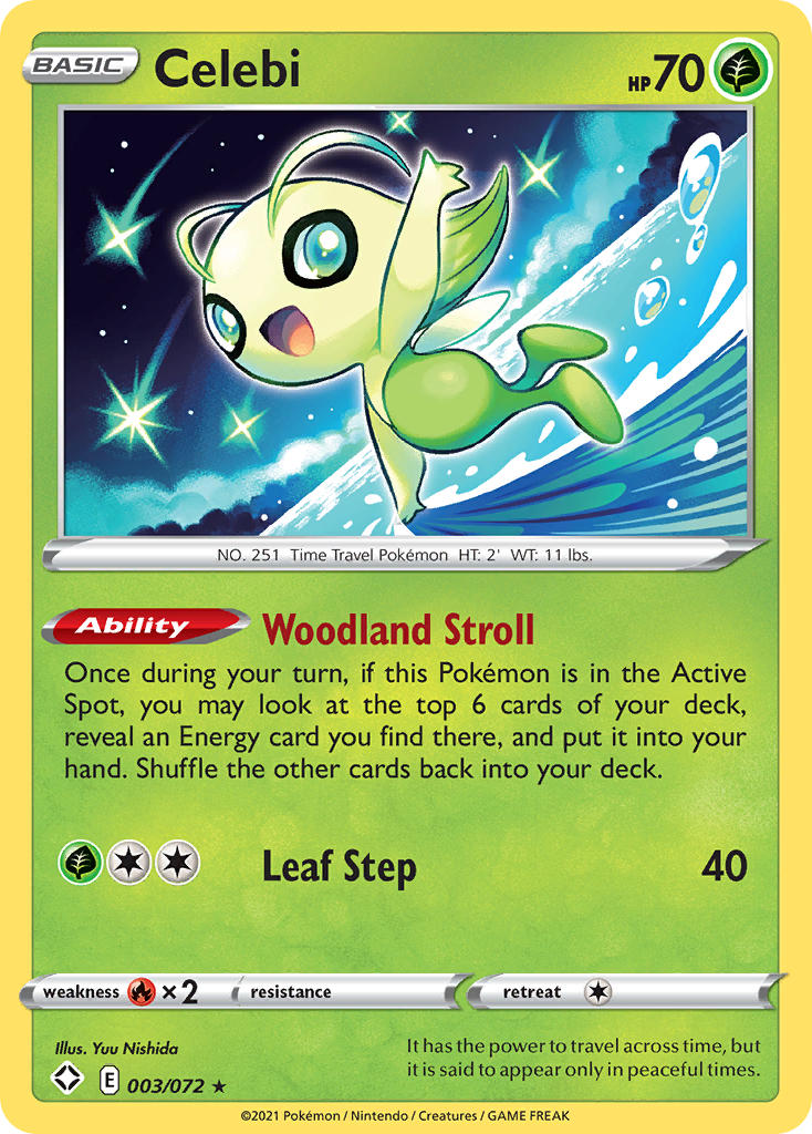 Celebi (003/072) [Sword & Shield: Shining Fates] | Good Games Morley