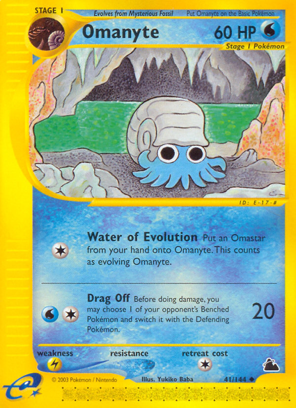 Omanyte (41/144) [Skyridge] | Good Games Morley