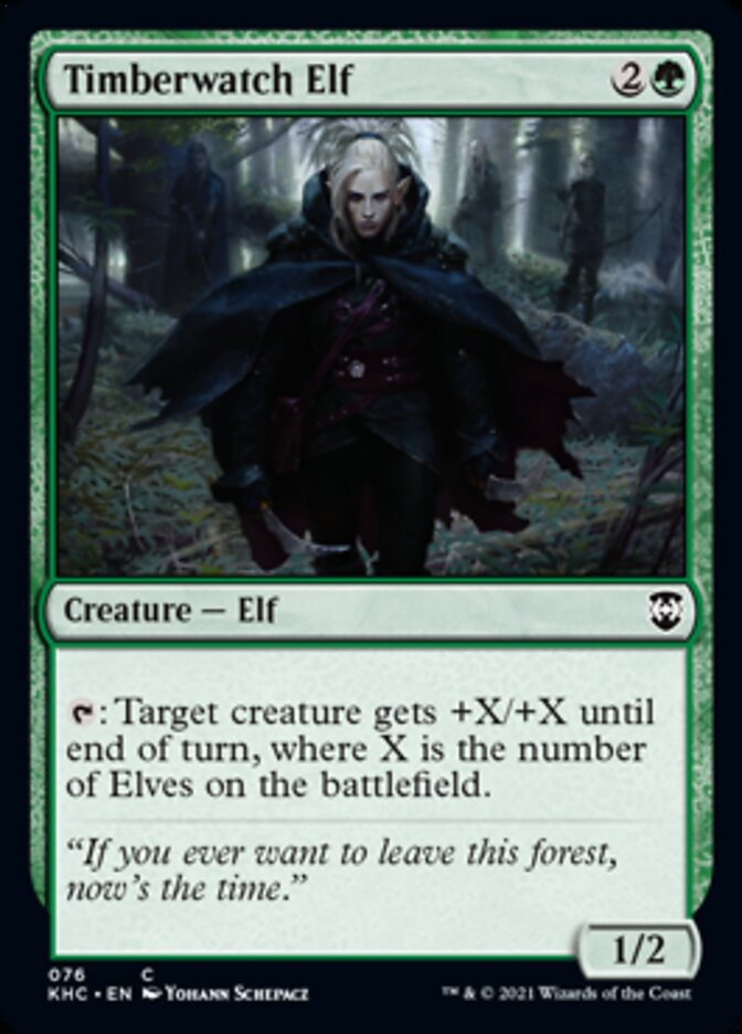 Timberwatch Elf [Kaldheim Commander] | Good Games Morley