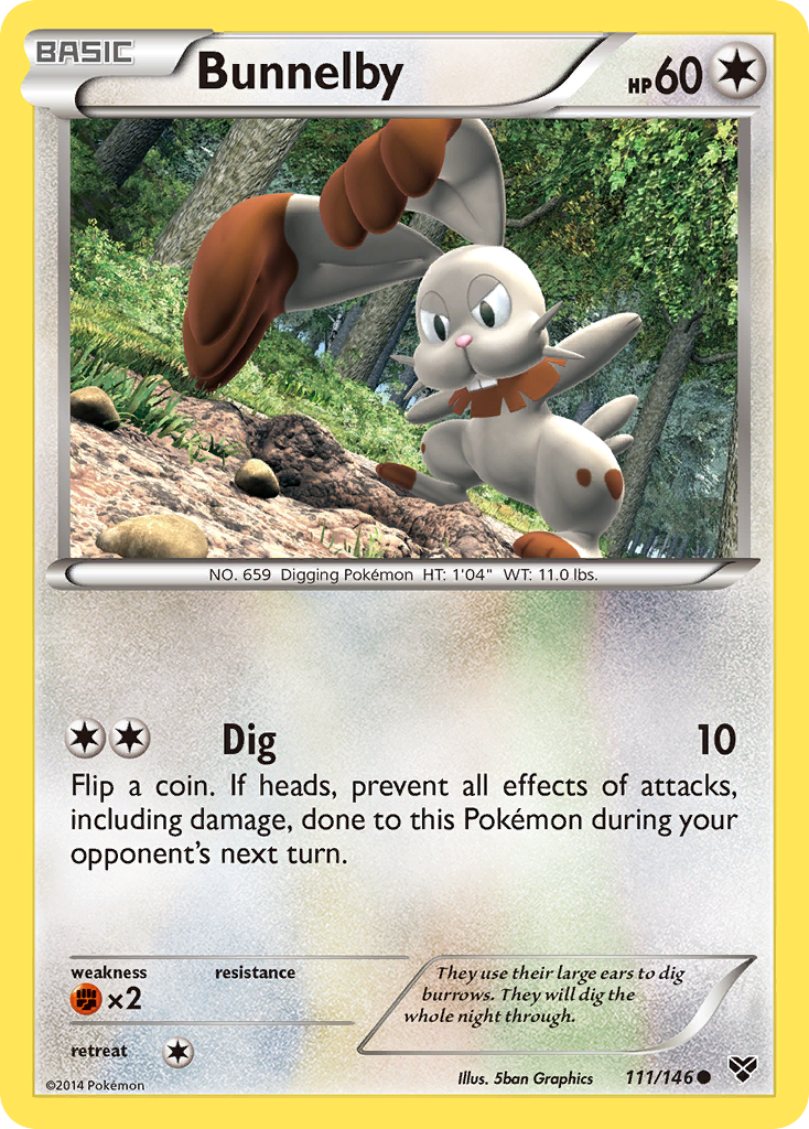 Bunnelby (111/146) [XY: Base Set] | Good Games Morley