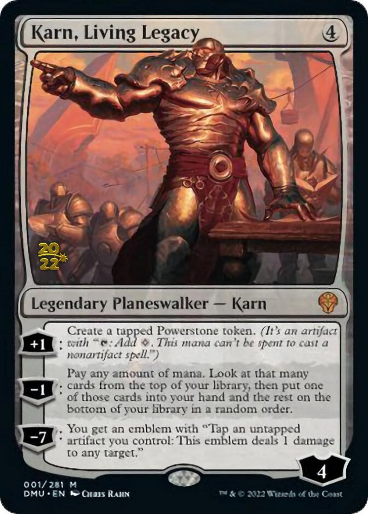 Karn, Living Legacy [Dominaria United Prerelease Promos] | Good Games Morley