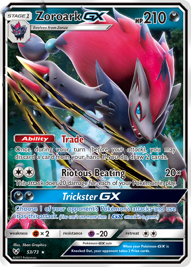 Zoroark GX (53/73) [Sun & Moon: Shining Legends] | Good Games Morley