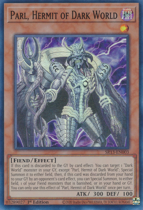 Parl, Hermit of Dark World [SR13-EN003] Super Rare | Good Games Morley