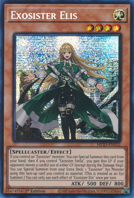 Exosister Elis [MP23-EN252] Prismatic Secret Rare | Good Games Morley