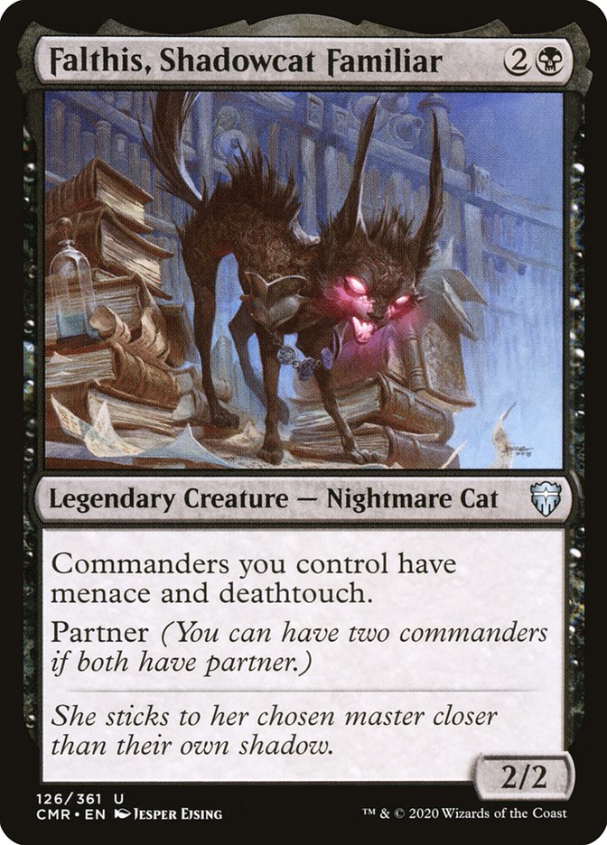 Falthis, Shadowcat Familiar [Commander Legends] | Good Games Morley