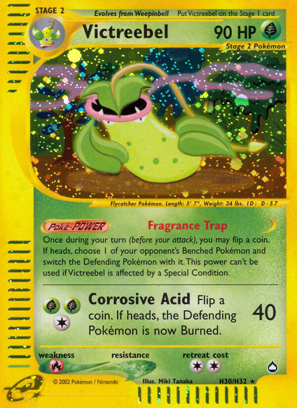 Victreebel (H30/H32) [Aquapolis] | Good Games Morley