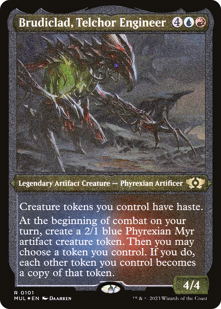 Brudiclad, Telchor Engineer (Foil Etched) [Multiverse Legends] | Good Games Morley