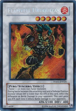 Flamvell Uruquizas [HA01-EN024] Secret Rare | Good Games Morley