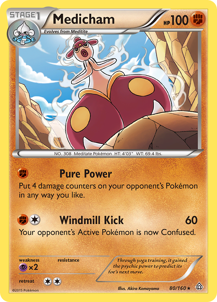 Medicham (80/160) [XY: Primal Clash] | Good Games Morley