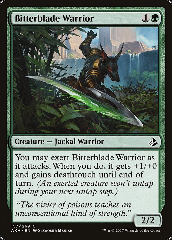 Bitterblade Warrior [Amonkhet] | Good Games Morley