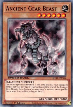Ancient Gear Beast [SGX1-END06] Common | Good Games Morley