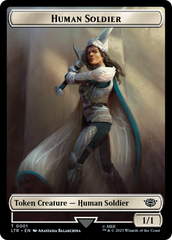 Food (10) // Human Soldier (01) Double-Sided Token [The Lord of the Rings: Tales of Middle-Earth Tokens] | Good Games Morley