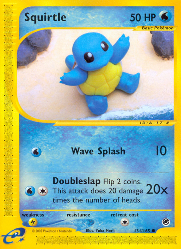 Squirtle (131/165) [Expedition: Base Set] | Good Games Morley
