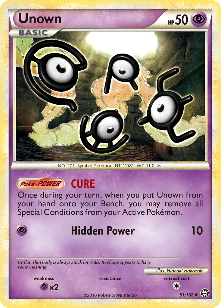 Unown (51/102) [HeartGold & SoulSilver: Triumphant] | Good Games Morley