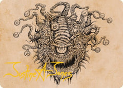 Baleful Beholder (Showcase) Art Card (Gold-Stamped Signature) [Dungeons & Dragons: Adventures in the Forgotten Realms Art Series] | Good Games Morley