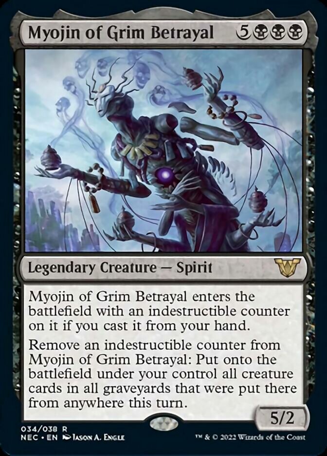 Myojin of Grim Betrayal [Kamigawa: Neon Dynasty Commander] | Good Games Morley