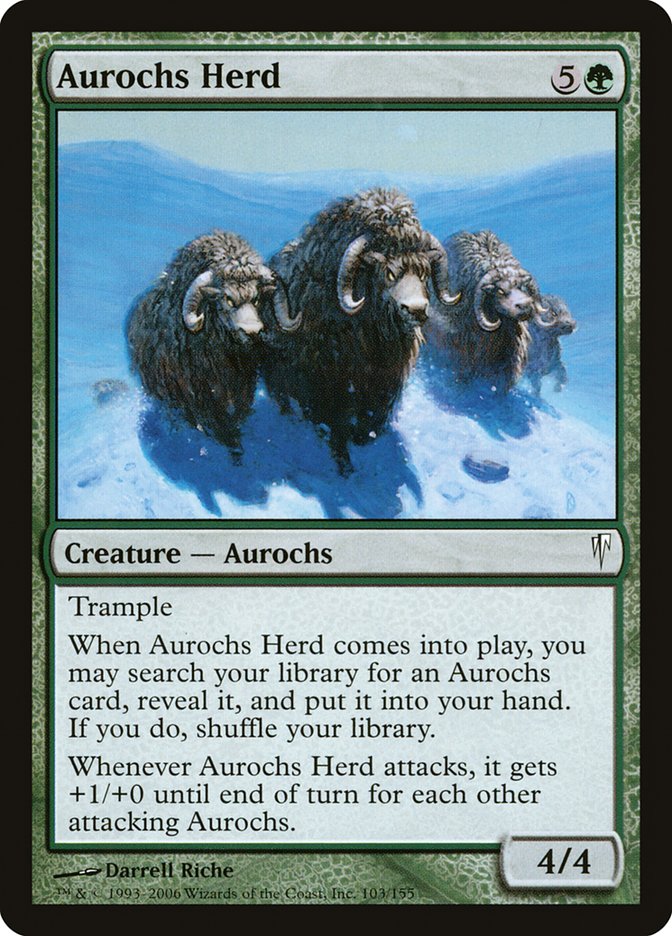 Aurochs Herd [Coldsnap] | Good Games Morley