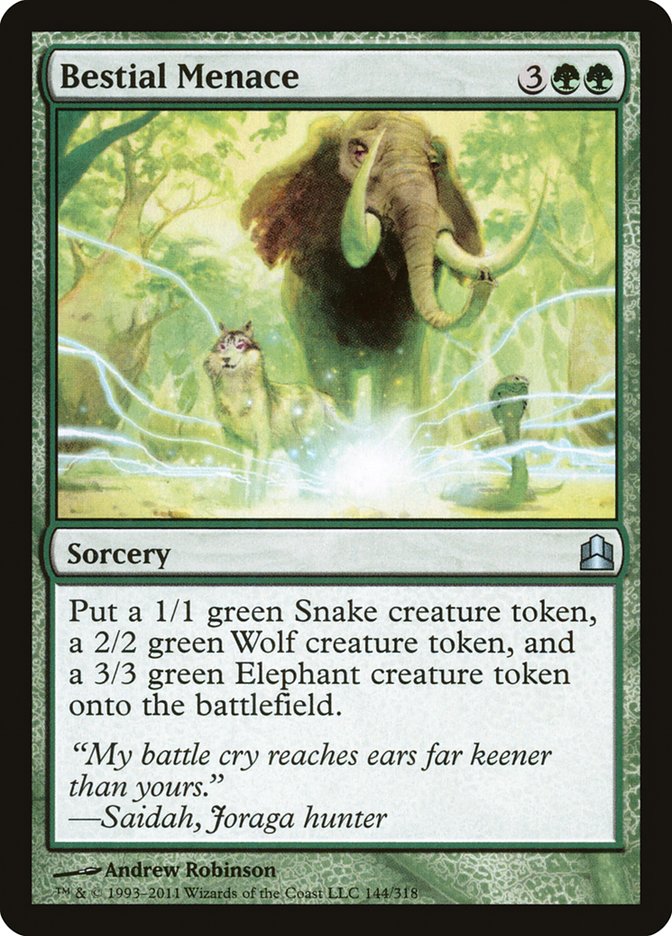 Bestial Menace [Commander 2011] | Good Games Morley