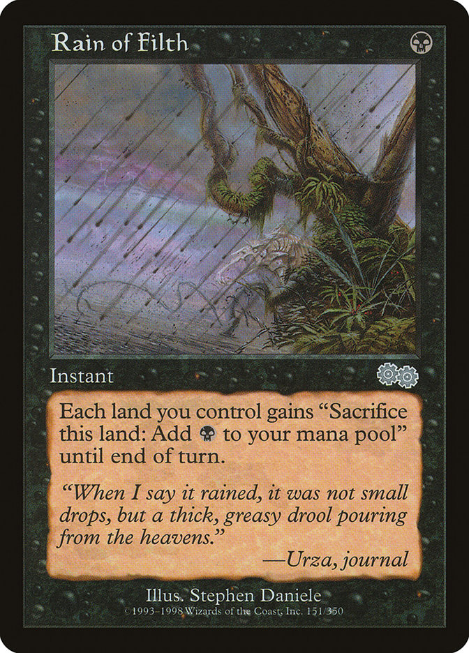 Rain of Filth [Urza's Saga] | Good Games Morley