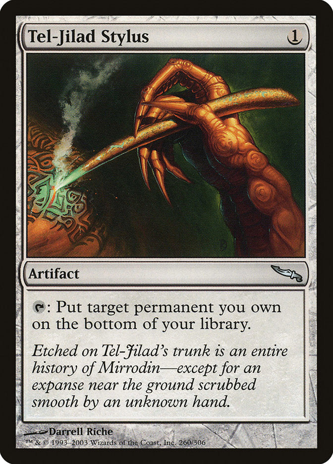 Tel-Jilad Stylus [Mirrodin] | Good Games Morley