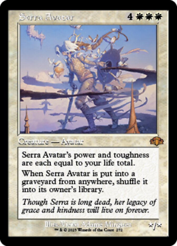 Serra Avatar (Retro) [Dominaria Remastered] | Good Games Morley