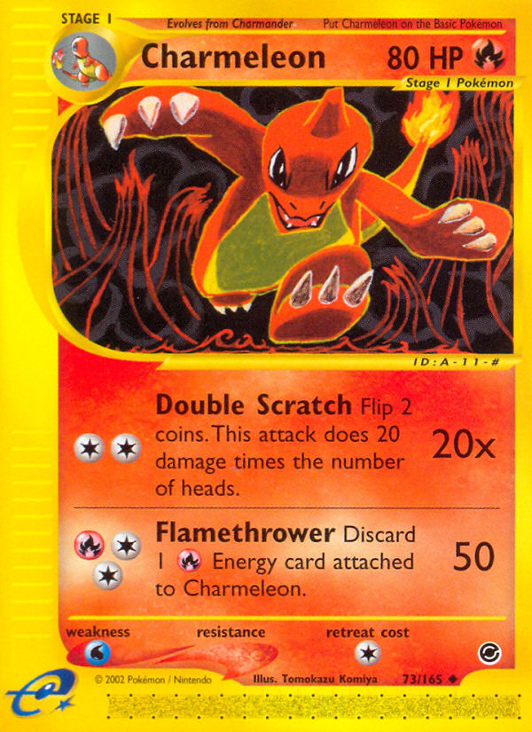 Charmeleon (73/165) [Expedition: Base Set] | Good Games Morley