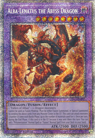 Alba-Lenatus the Abyss Dragon [DIFO-EN035] Starlight Rare | Good Games Morley