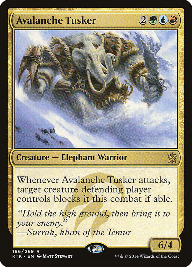 Avalanche Tusker [Khans of Tarkir] | Good Games Morley