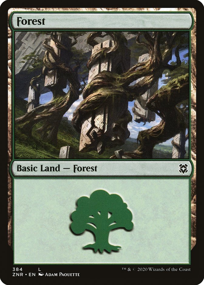 Forest (384) [Zendikar Rising] | Good Games Morley