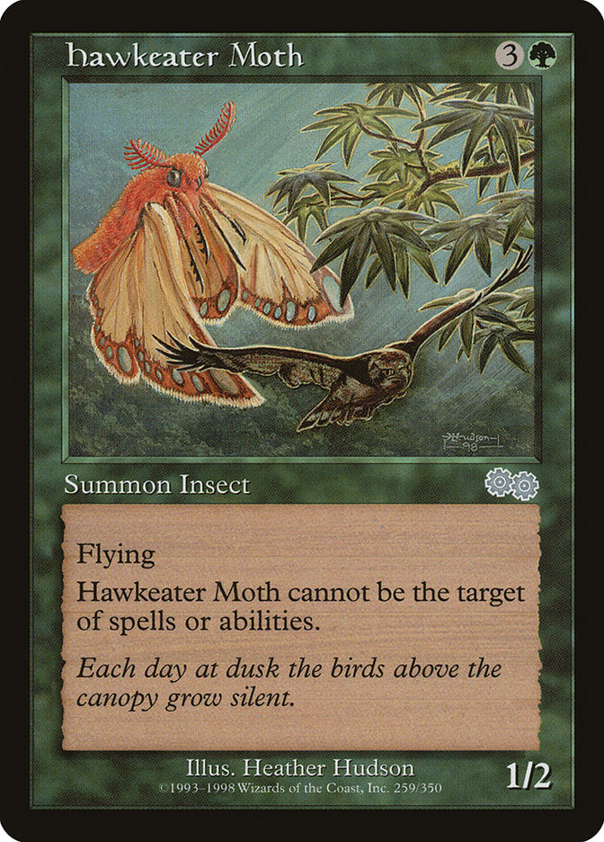 Hawkeater Moth [Urza's Saga] | Good Games Morley