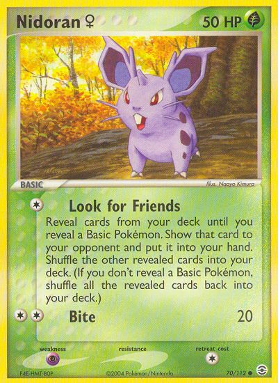 Nidoran (70/112) (Female) [EX: FireRed & LeafGreen] | Good Games Morley