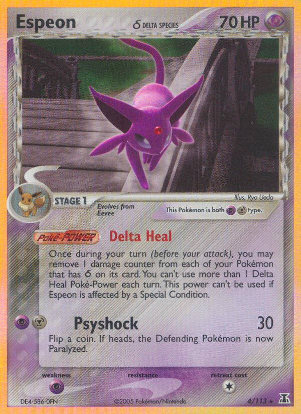 Espeon (4/113)(Delta Species) [EX: Delta Species] | Good Games Morley