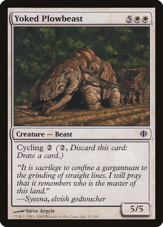 Yoked Plowbeast [Shards of Alara] | Good Games Morley