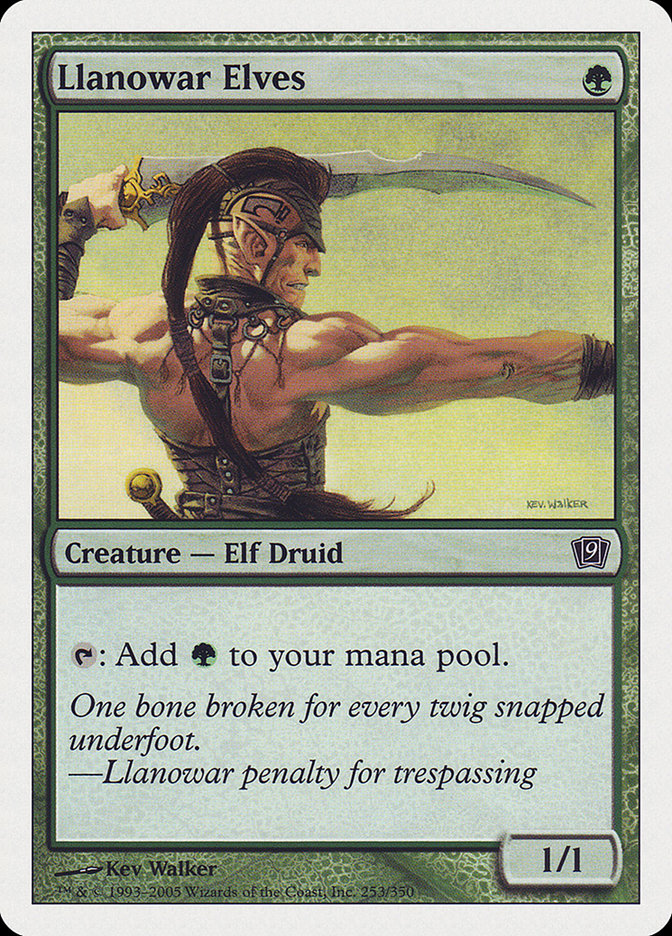 Llanowar Elves [Ninth Edition] | Good Games Morley