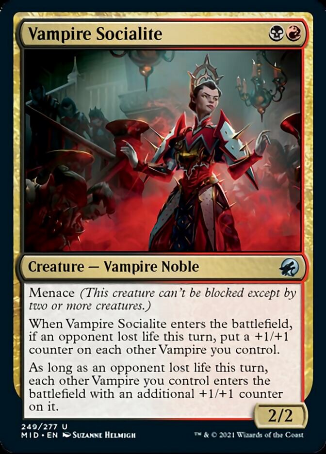 Vampire Socialite [Innistrad: Midnight Hunt] | Good Games Morley