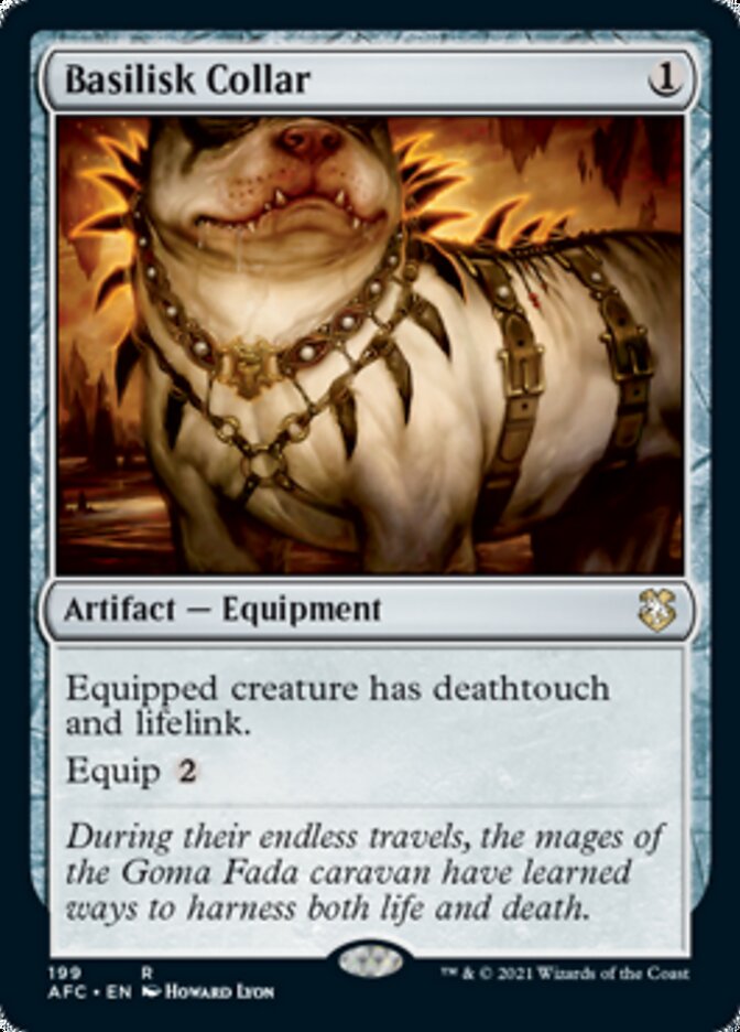 Basilisk Collar [Dungeons & Dragons: Adventures in the Forgotten Realms Commander] | Good Games Morley
