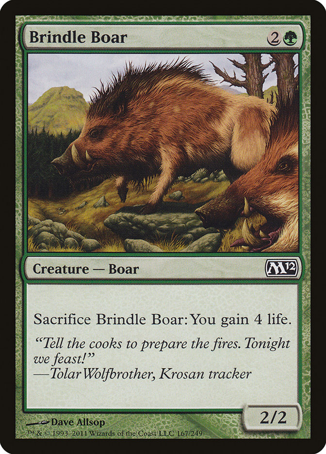 Brindle Boar [Magic 2012] | Good Games Morley