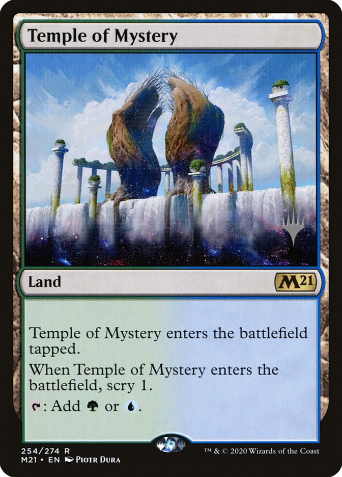 Temple of Mystery (Promo Pack) [Core Set 2021 Promos] | Good Games Morley