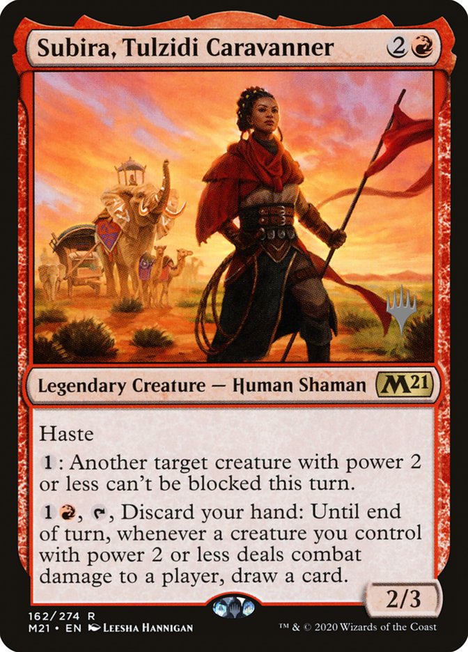 Subira, Tulzidi Caravanner (Promo Pack) [Core Set 2021 Promos] | Good Games Morley