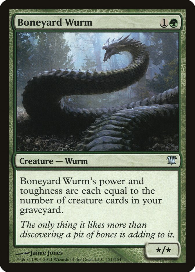 Boneyard Wurm [Innistrad] | Good Games Morley