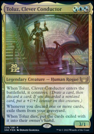 Toluz, Clever Conductor [Streets of New Capenna Prerelease Promos] | Good Games Morley